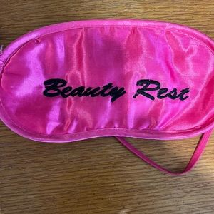 Pink sleep mask